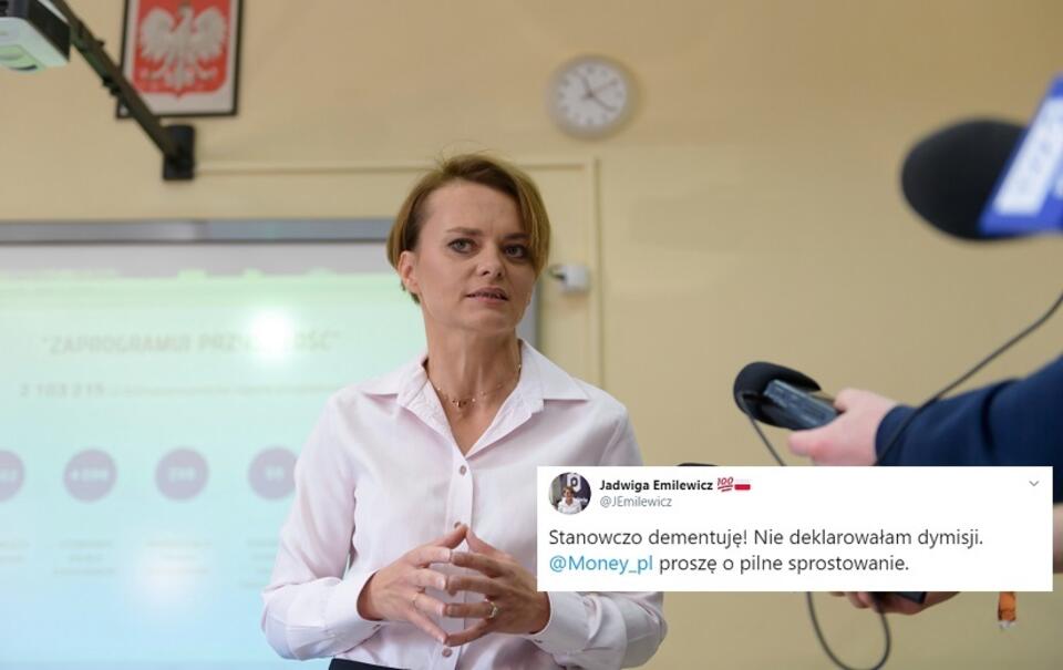 autor: PAP/Jakub Kaczmarczyk/Twitter/@JEmilewicz