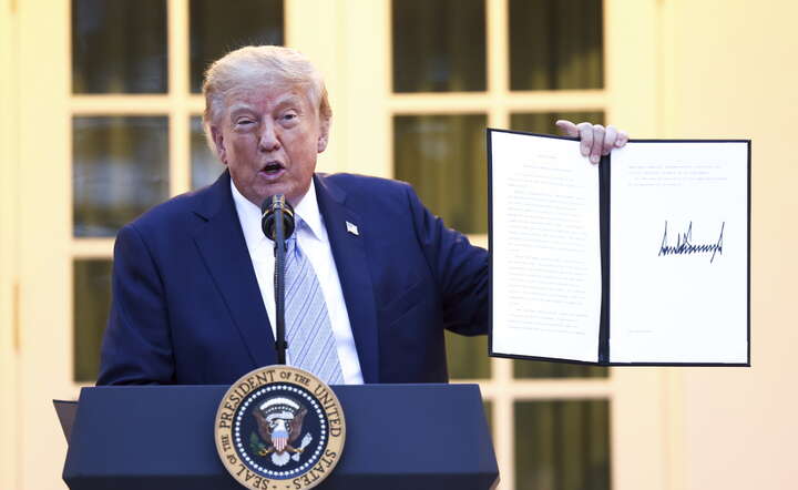 Prezydent USA Donald Trump / autor: PAP