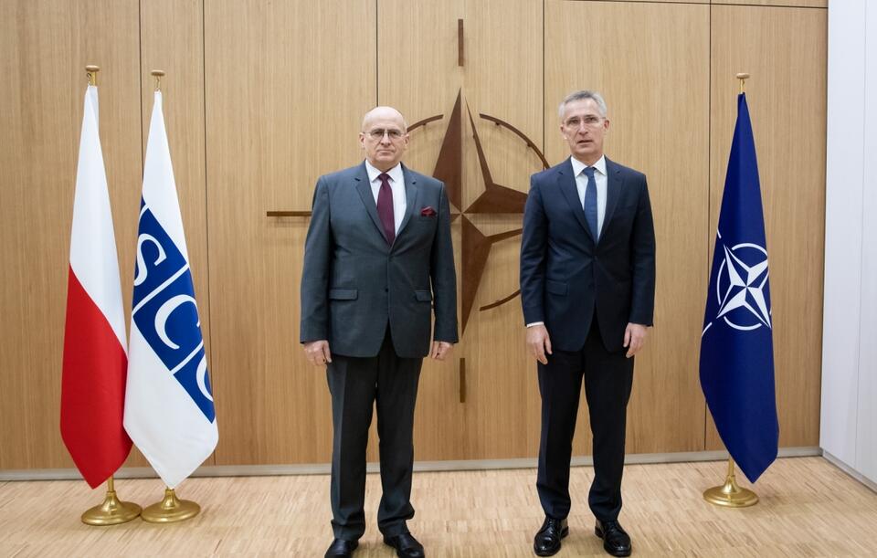 Zbigniew Rau i Jens Stoltenberg / autor: Bartosz Peterman/MSZ