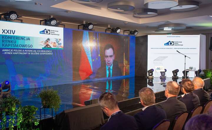 Inauguracja XXIV Konferencji Rynku Kapitałowego - wystąpienie ministra finansów Andrzeja Domańskiego / autor: materiały prasowe