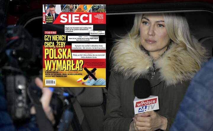Gwiazda telewizji wPolsce24 odpowiada na łamach "Sieci" prorządowym hejterom / autor: Fratria /LS