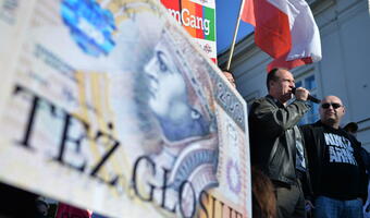 Demonstracja "frankowiczów" w stolicy i pytanie: „czy państwo wygra w starciu z wielkimi korporacjami bankowymi?”