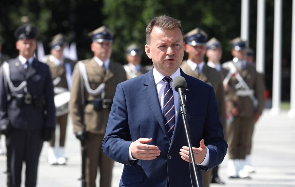Minister obrony narodowej Mariusz Błaszczak / autor:  PAP/Tomasz Gzell