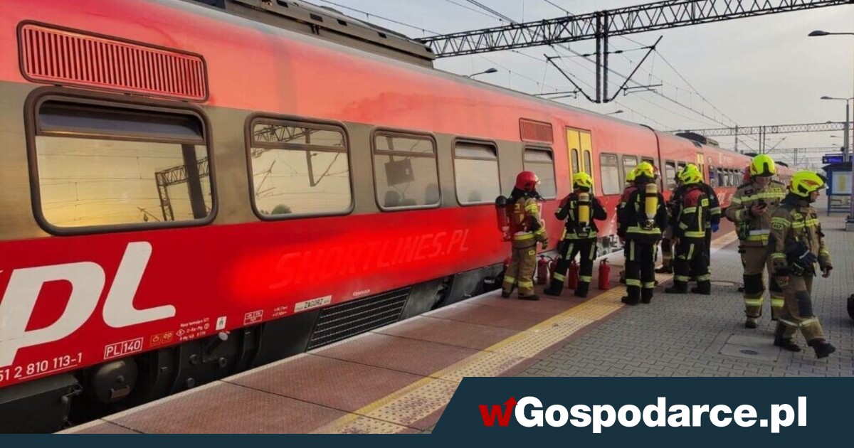 Zapalił się pociąg z 250 pasażerami. Nowe informacje