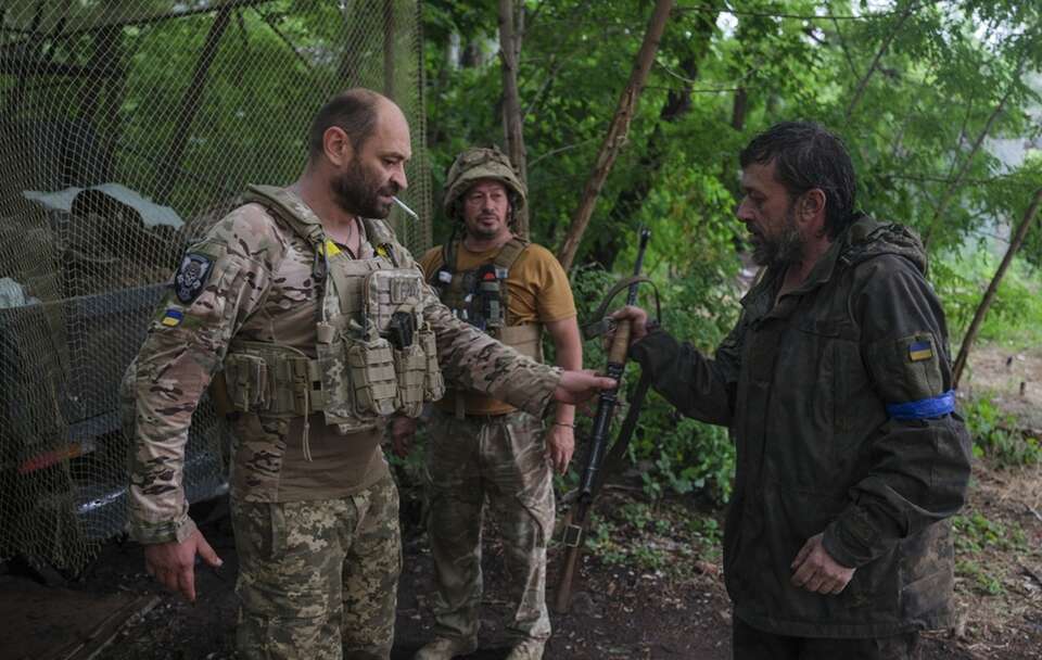 autor: PAP/EPA/UKRAINE'S 93RD MECHANIZED BRIGADE PRESS SERVICE HANDOUT