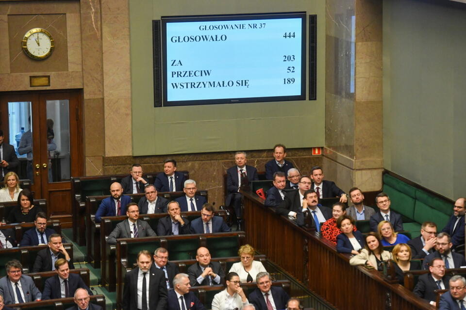 Sejm  / autor: 	PAP/Piotr Nowak