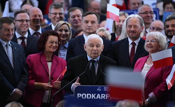 Prezes Prawa i Sprawiedliwości Jarosław Kaczyński / autor: PAP/Darek Delmanowicz