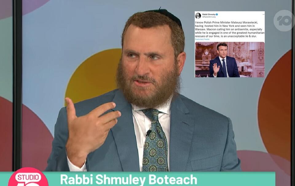 Jacob Shmuel "Shmuley" Boteach / autor: YouTube/Studio 10/Twitter (screenshot)