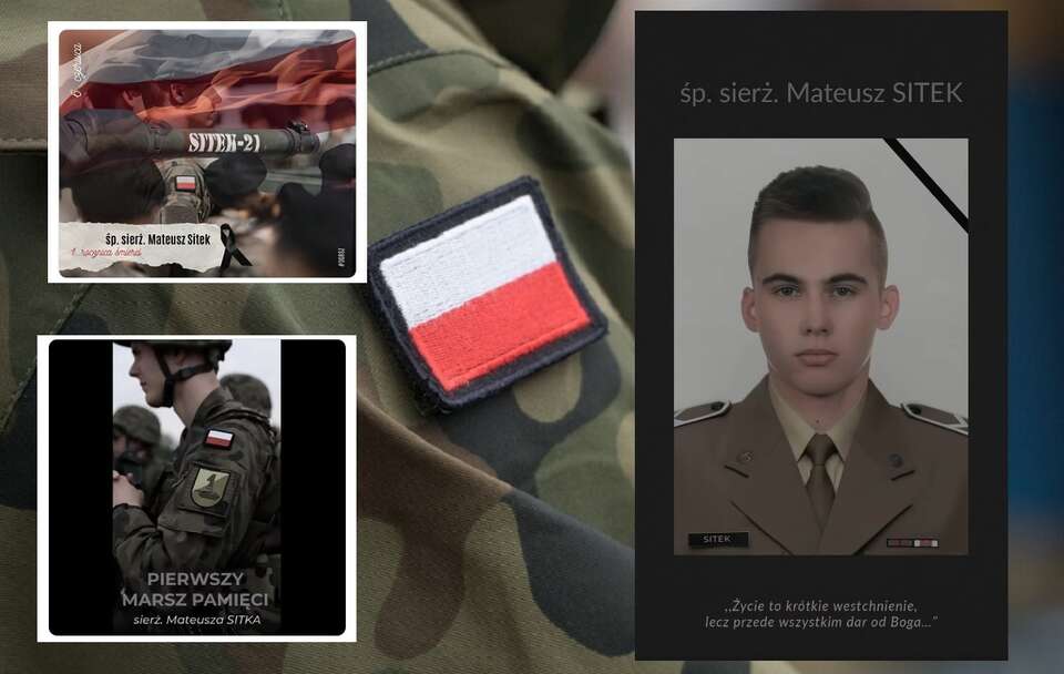 śp. sierż. Mateusz Sitek / autor: Fratria, X/MON/1. Warszawska Brygada Pancerna