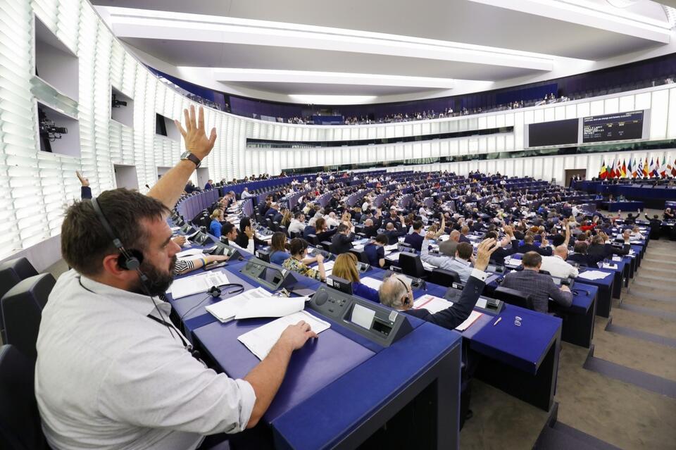 Parlament Europejski w Strasburgu. / autor: PAP/EPA