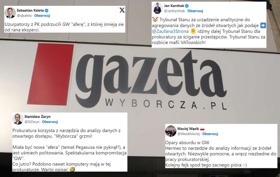 "Gazeta Wyborcza" / autor: Fratria/X