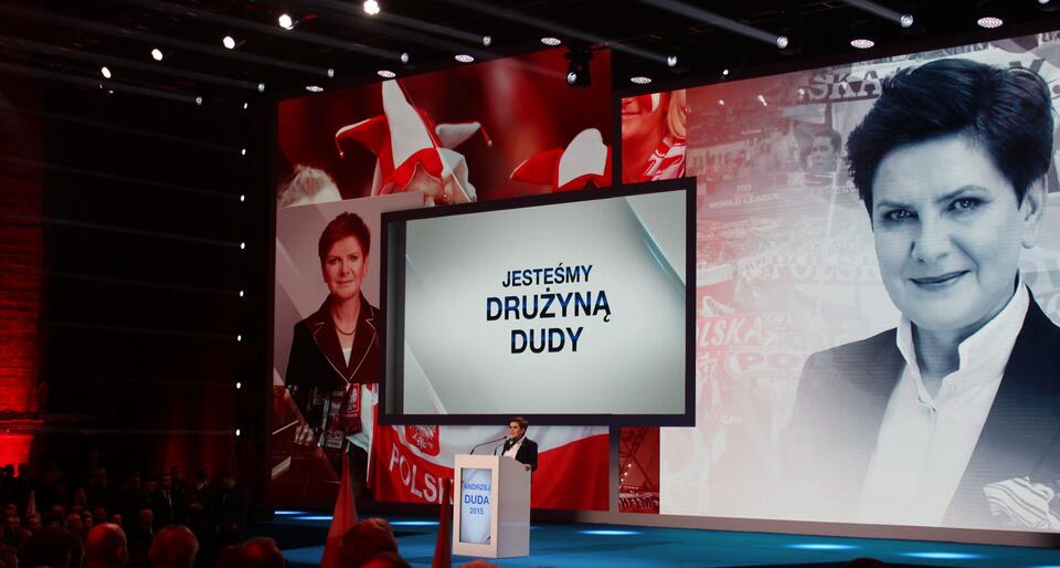 Konwencja otwierająca kampanię prezydencką Andrzeja Dudy w roku 2015 / autor: wPolityce.pl