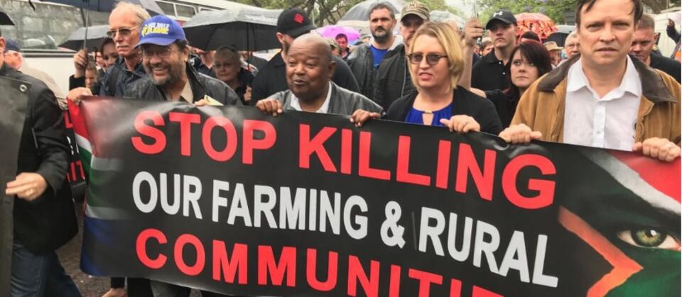 Protest farmerów w Pretorii / autor: wikimedia commons