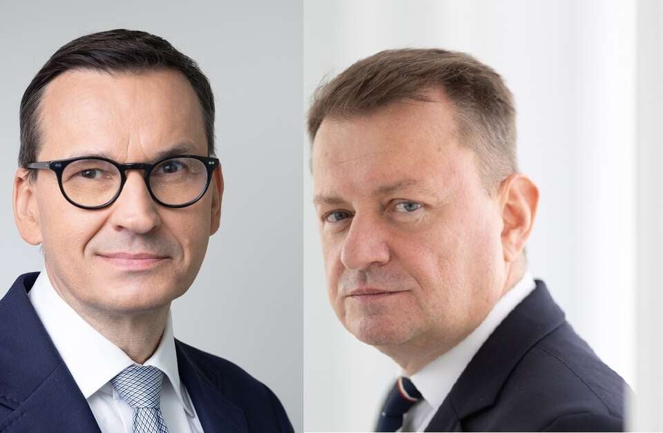 Mateusz Morawiecki/Mariusz Błaszczak / autor: Fratria