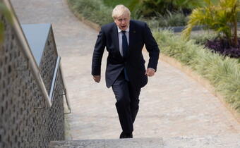 Boris Johnson apeluje do G7 o "nie porzucanie" Ukrainy