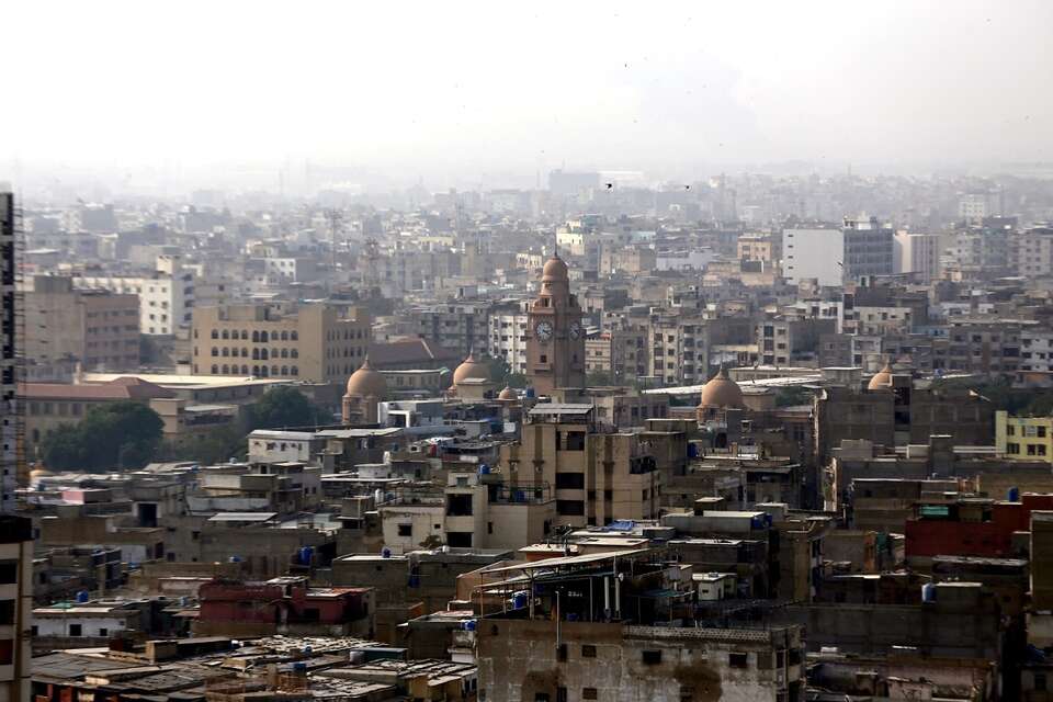 Karaczi – największe miasto w Pakistanie, położone w południowej części kraju. / autor: PAP/EPA