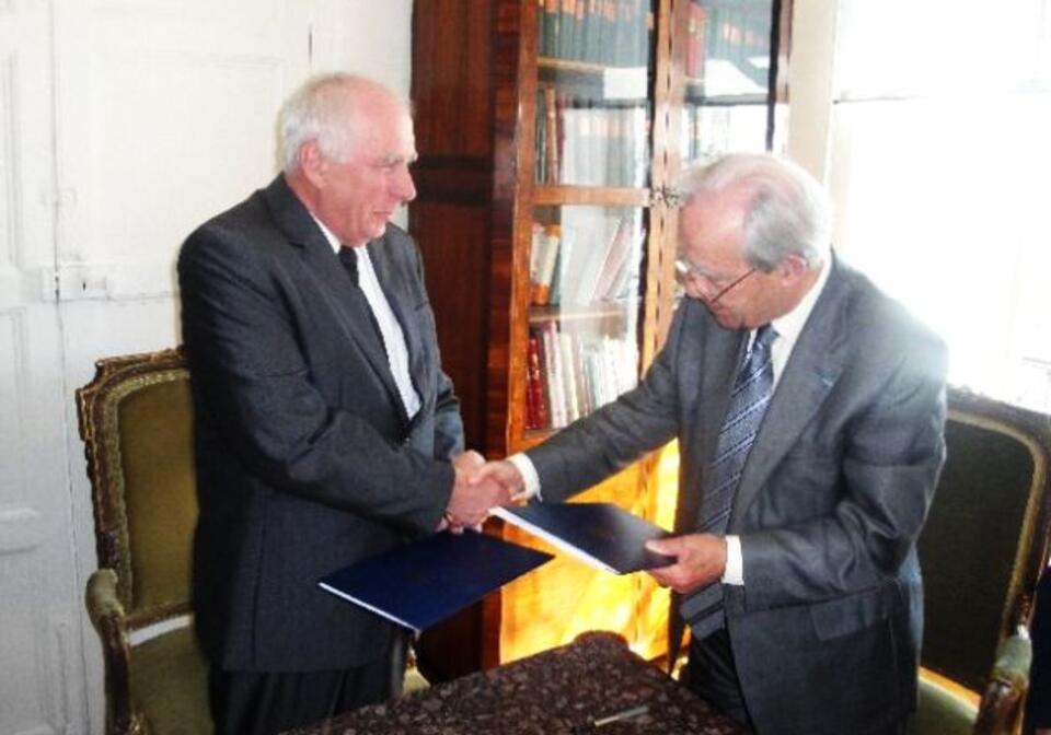 Dr Franciszek Gryciuk i prof. C. Pierre Zaleski