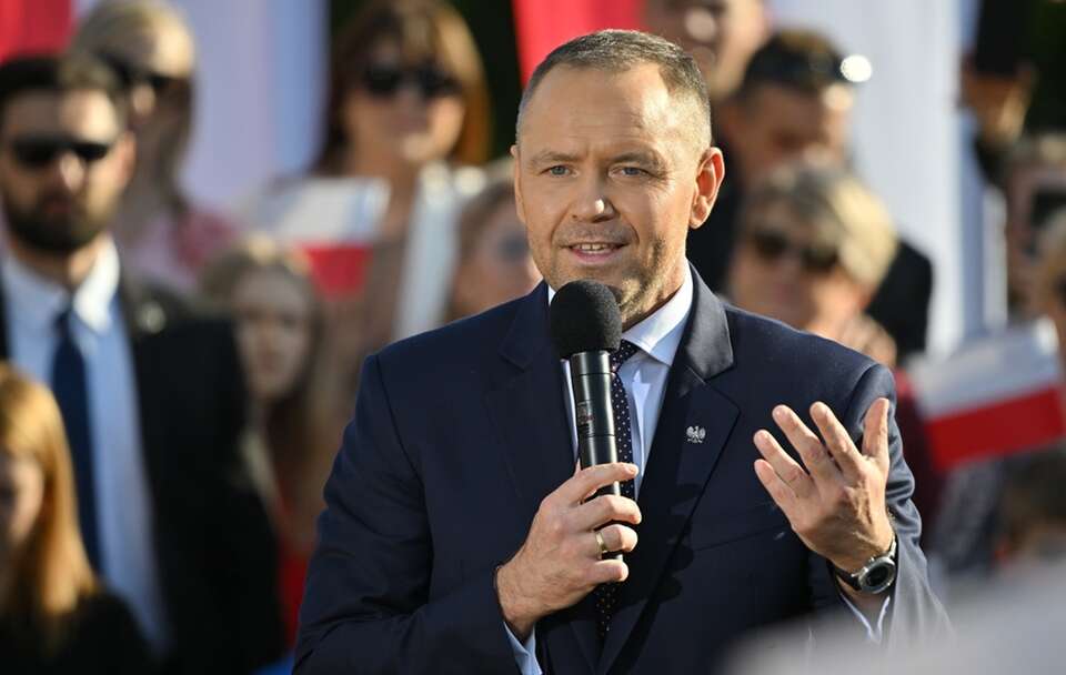 Prezydent Karol Nawrocki na spotkaniu z wyborcami / autor: PAP/Przemysław Piątkowski