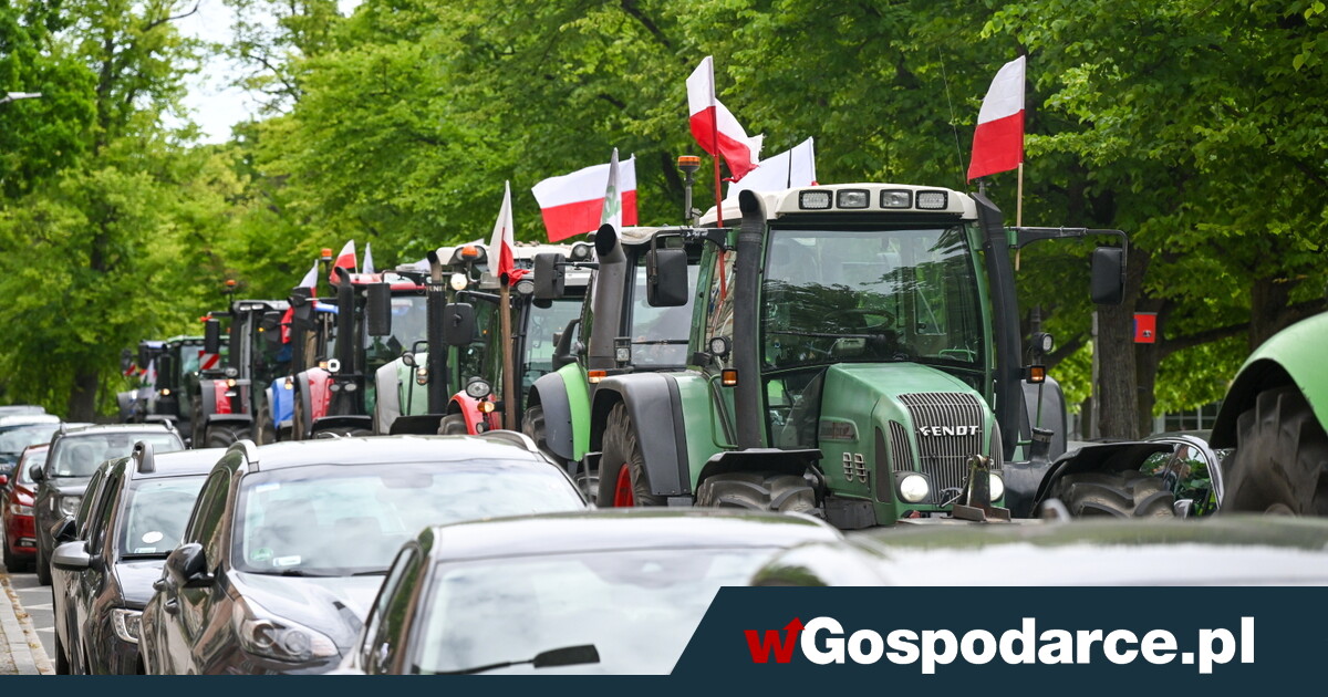 Traktory w centrum Szczecina. „Nie dla Zielonego Ładu”