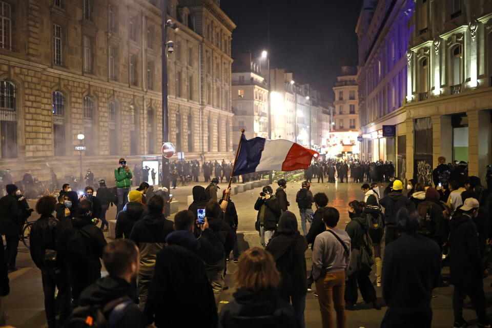 Protesty we Francji  / autor: PAP/EPA