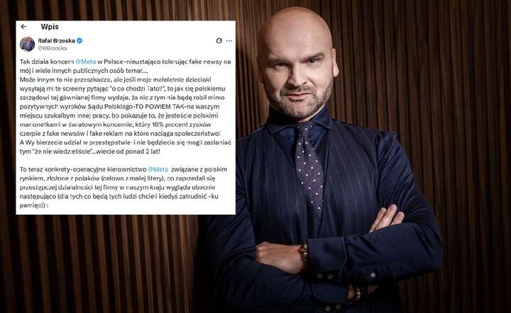 Rafał Brzoska na wojnie z Facebookiem