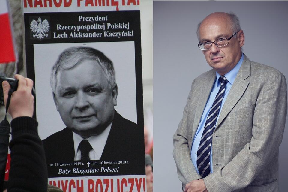 Lech Kaczyński, Zdzisław Krasnodębski  / autor: fratria