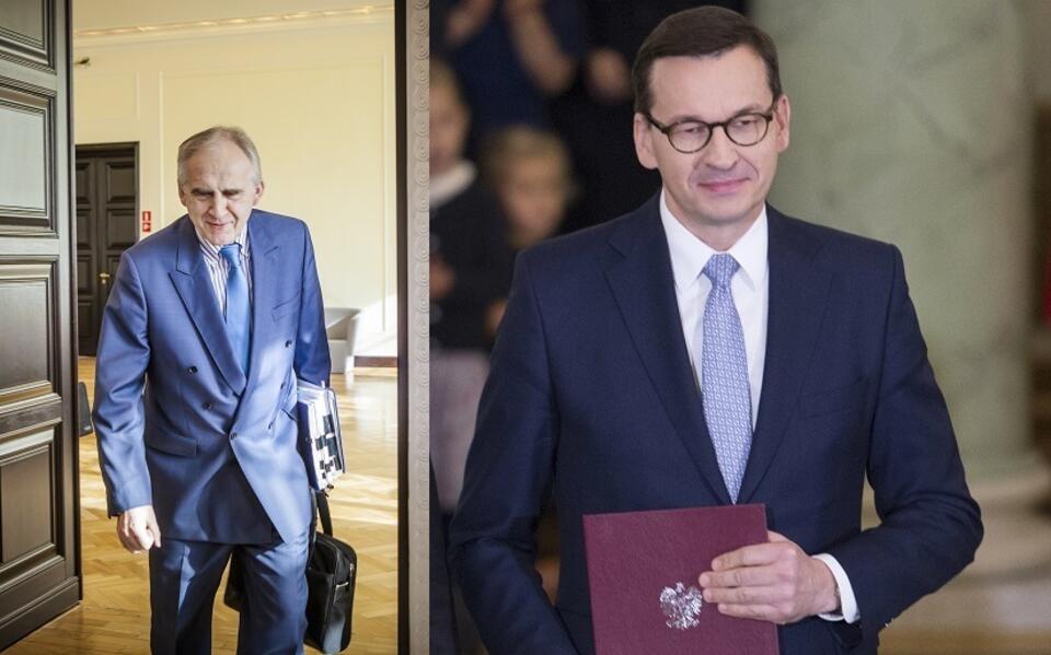 Prof. Marian Zembala/premier Mateusz Morawiecki / autor: Fratria