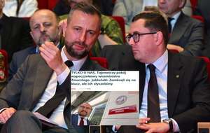 Władysław Kosiniak-Kamysz i Miłosz Motyka podczas II Ogólnopolskiego Kongresu i Forum Samorządowego, 25 bm. w Centrum Kongresowym ICE w Krakowie oraz artykuł portalu wPolityce.pl / autor: PAP/Art Service/wPolityce (screen)