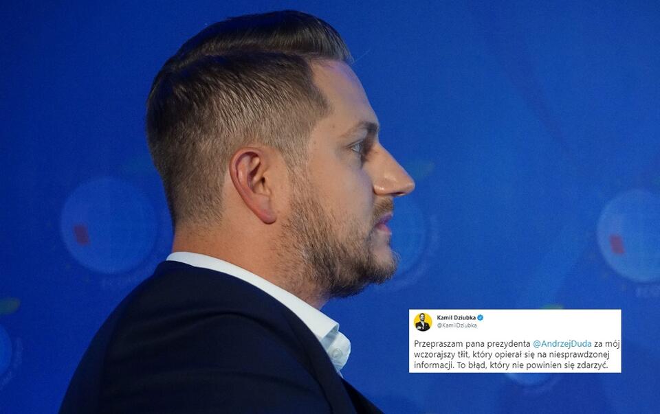 Dziubka przeprasza prezydenta Dudę: "To błąd" / autor: Fratria/Twitter