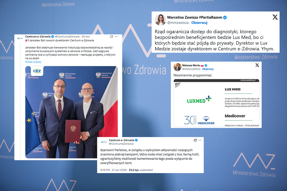 Były dyrektor z Lux Med został szefem państwowej jednostki