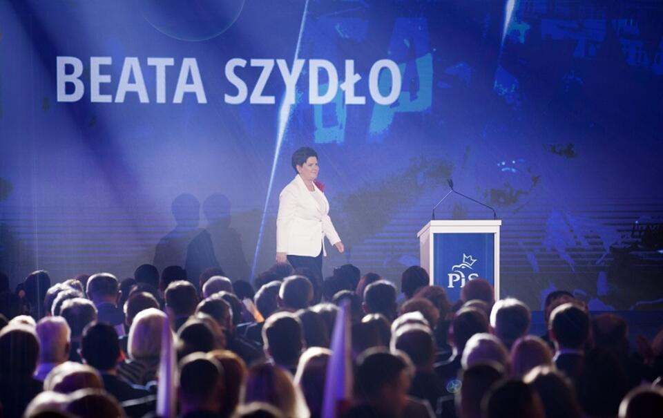 Wicepremier Beata Szydło podczas konwencji wyborczej PiS / autor: Fratria/A.Wiktor
