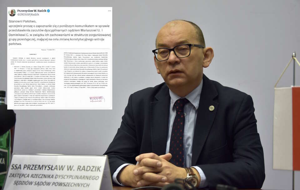 sędzia Przemysław Radzik ZRDSPP / autor: Fratria/X