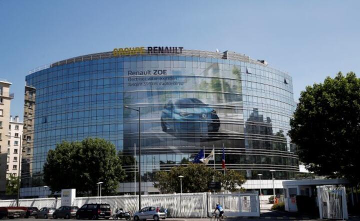  Siedziba producenta samochodów Renault w Boulogne Billancourt, obok Paryża, Francja, 26 maja 2020 r. / autor: PAP/EPA/YOAN VALAT