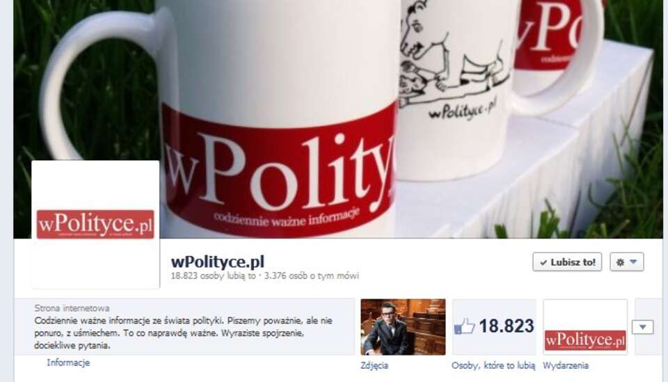 Profil wPolityce.pl naFacebooku
