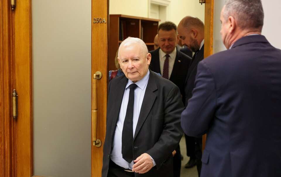 Prezes PiS Jarosław Kaczyński / autor: PAP/Albert Zawada