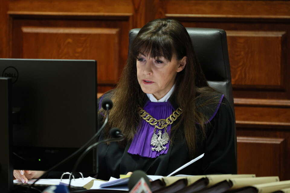 Sędzia Justyna Koska-Janusz w Sądzie Okręgowym w Warszawie wprawiła w osłupienie obrońców oskarżonych w procesie ks. Olszewskiego i b. urzędniczek MS.  / autor: PAP/ Piotr Supernak