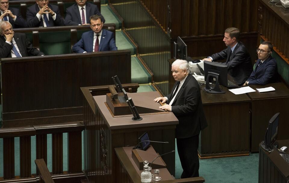 Prezes PiS, wicepremier Jarosław Kaczyński / autor: Fratria