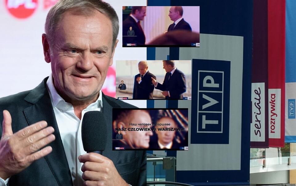 Donald Tusk/TVP/Zrzuty ekranu z filmu "Nasz człowiek w Warszawie" / autor: Fratria/screenshot TVP Info