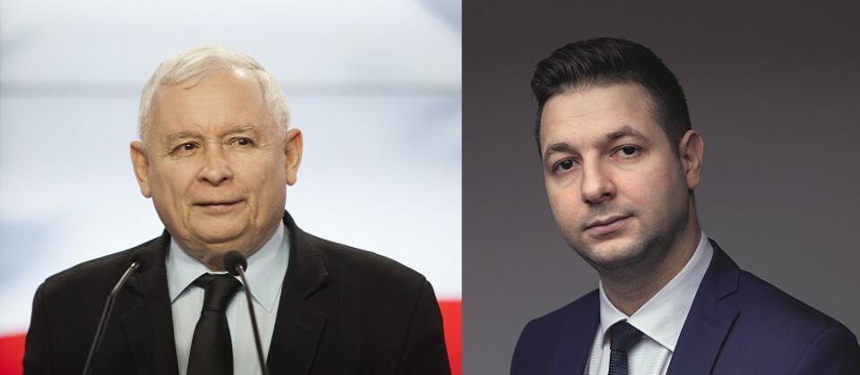 Jarosław Kaczyński, Patryk Jaki / autor: Fratria/Andrzej Wiktor