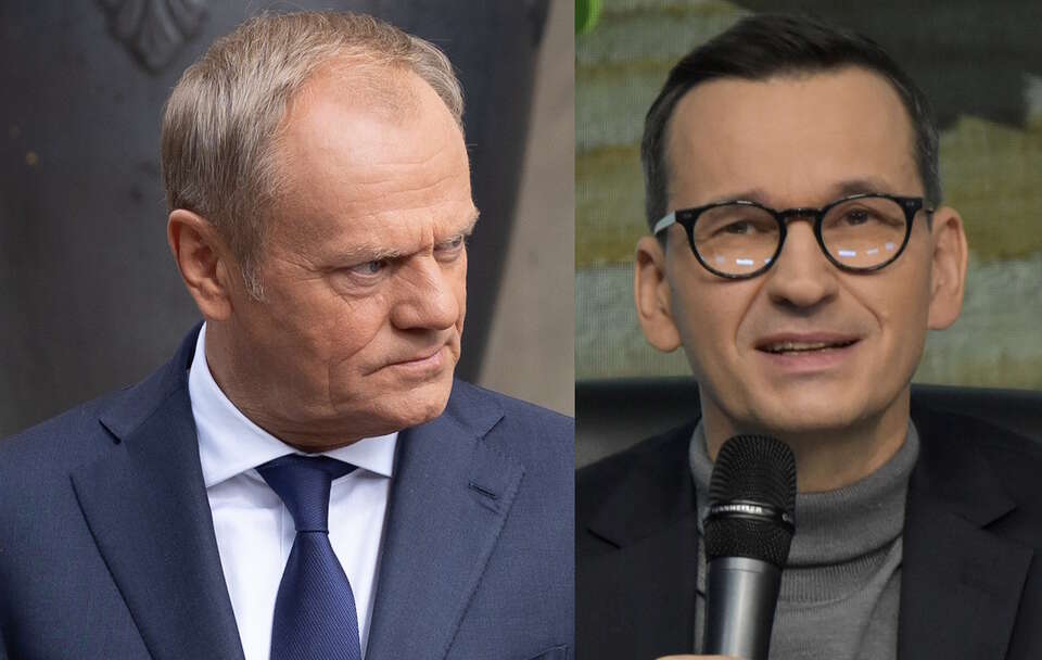 Donald Tusk, Mateusz Morawiecki / autor: Fratria