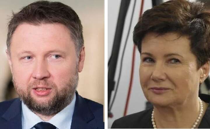 Politycy KO: Marcin Kierwiński i Hanna Gronkiewicz-Waltz. / autor: Fratria