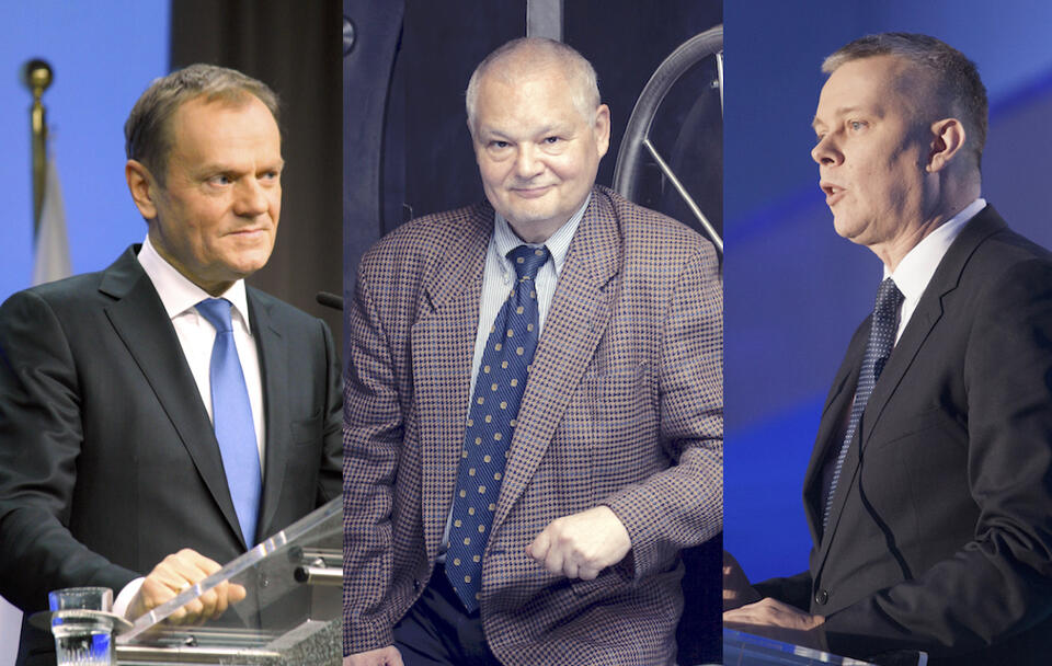 Donald Tusk, Adam Glapiński, Tomasz Siemoniak / autor: M. Czutko, A. Wiktor/Fratria