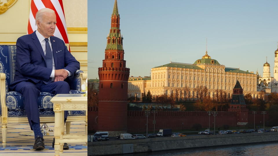 Joe Biden, Kreml, Moskwa  / autor: Fratria/PAP/EPA