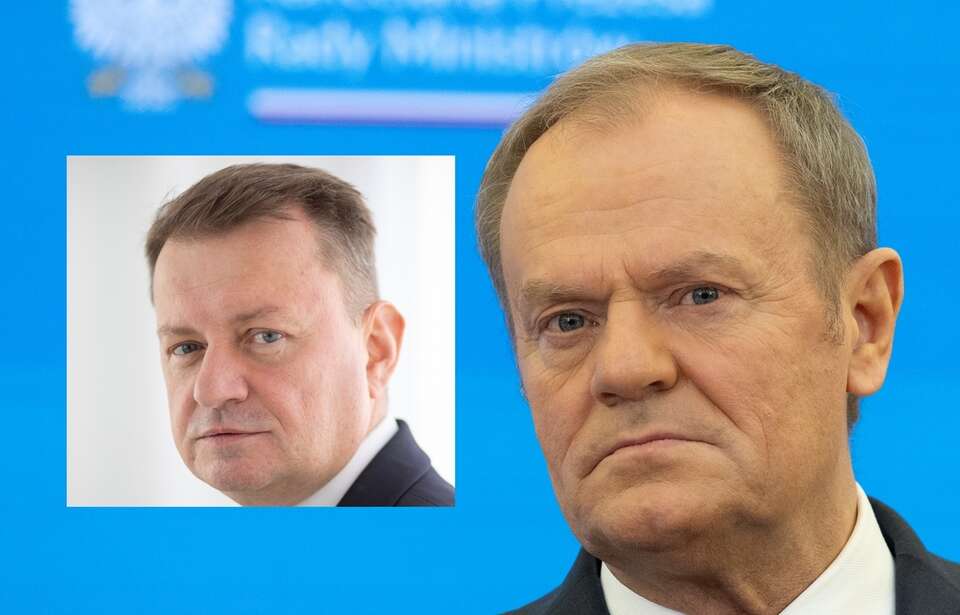 Donald Tusk / Mariusz Błaszczak / autor: Fratria