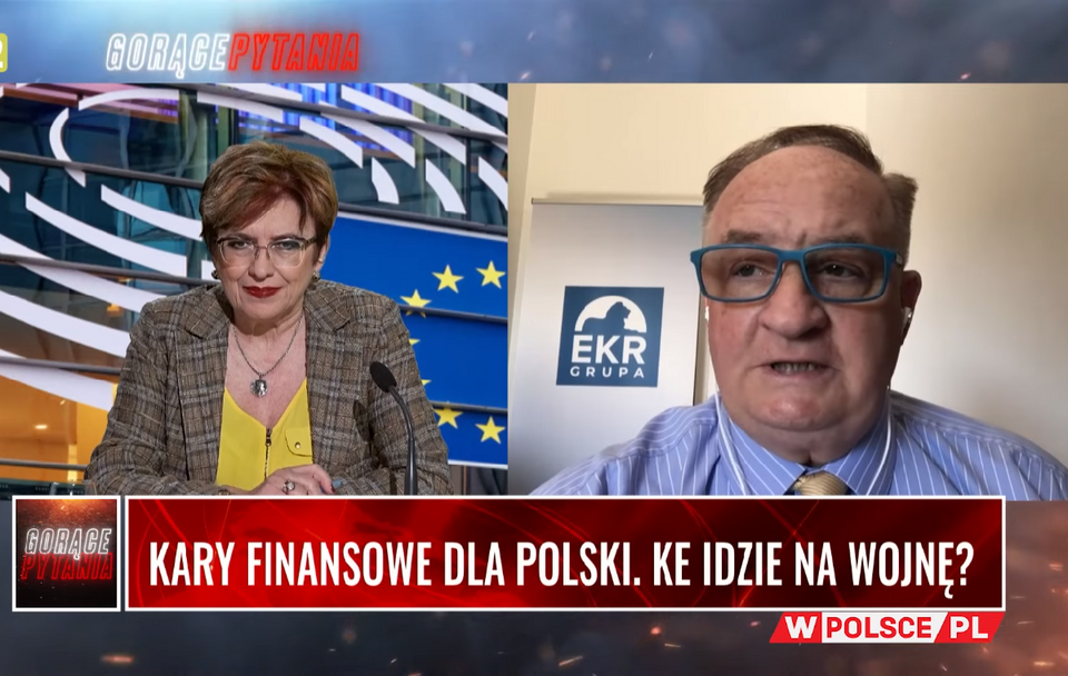 Europoseł PiS Jacek Saryusz-Wolski na antenie telewizji wPolsce.pl / autor: wPolsce.pl