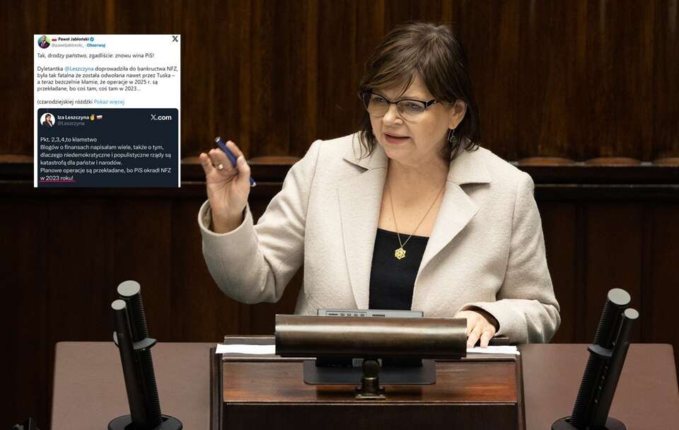 Odlot! Leszczyna obwiniła PiS o odwoływane operacje