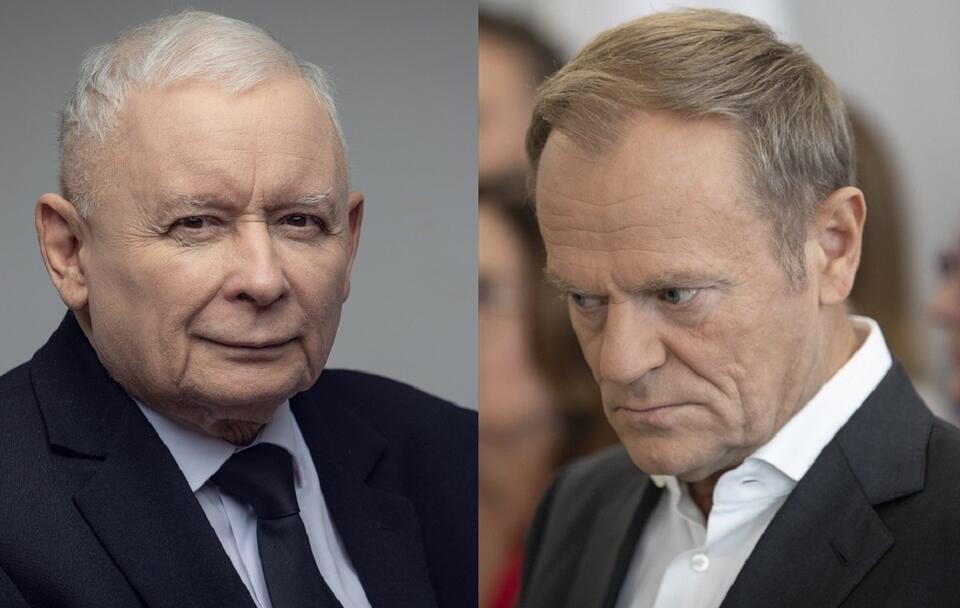 Jarosław Kaczyński/Donald Tusk / autor: Fratria