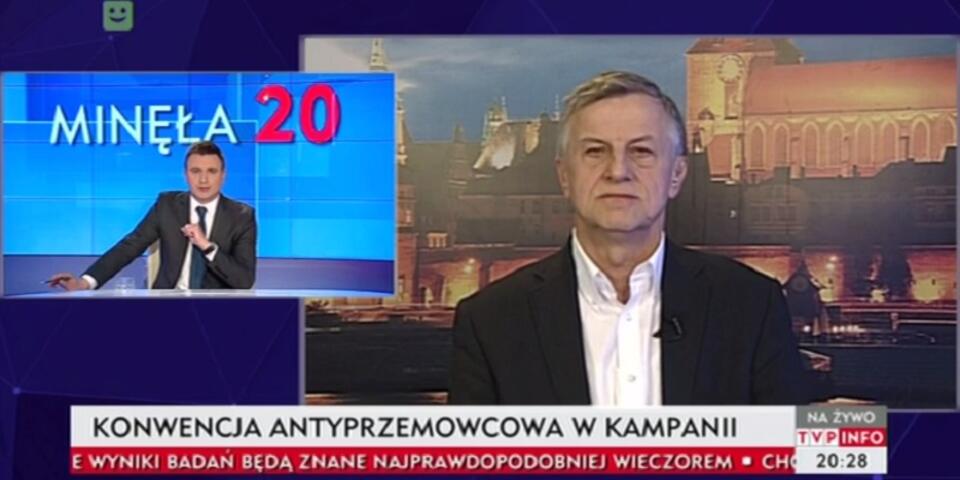Screenshot z materiału video TVP Info