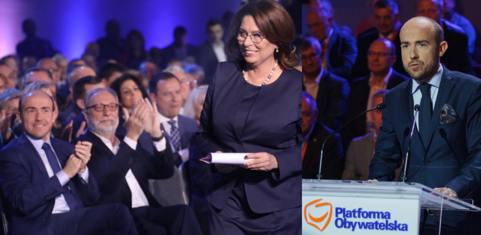 Kidawa-Błońska Małgorzata, Budka Borys / autor: Flickr: Platforma RP