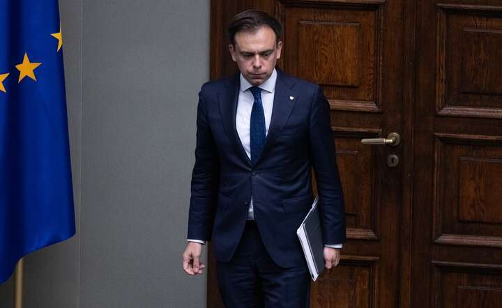 Minister finansów Andrzej Domański dostrzega zalety wspólnej europejskiej waluty / autor: Fratria / Andrzej Wiktor